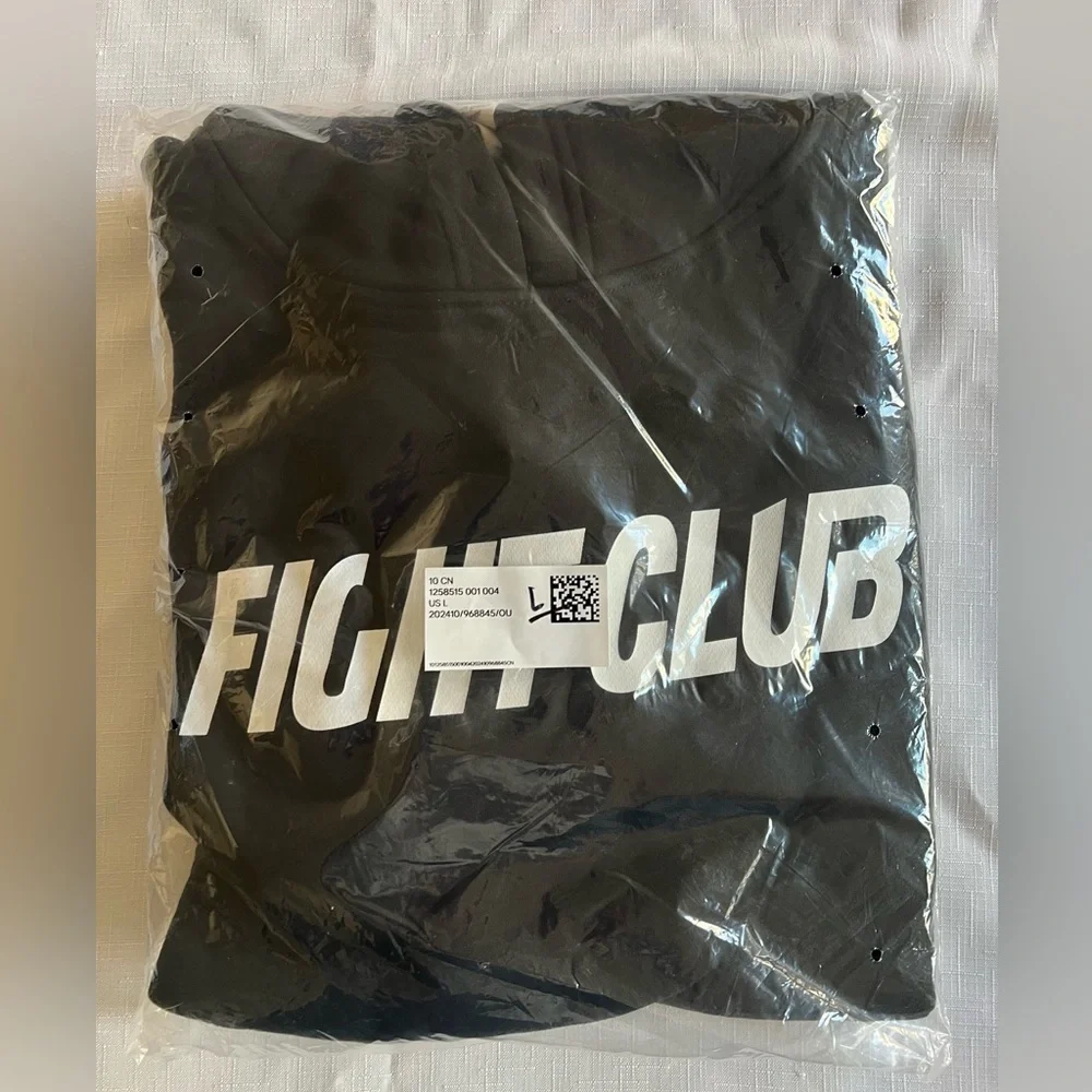FIGHT CLUB Sleeveless MUSCLE HOODIES Licensed NEW WITH TAG, S, M, XL NWT - Picture 8 of 13